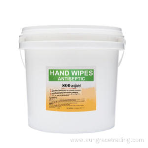 Custom Large Bucket Packing Industrial Anti Bacteria Wet Wipes OEM Factory